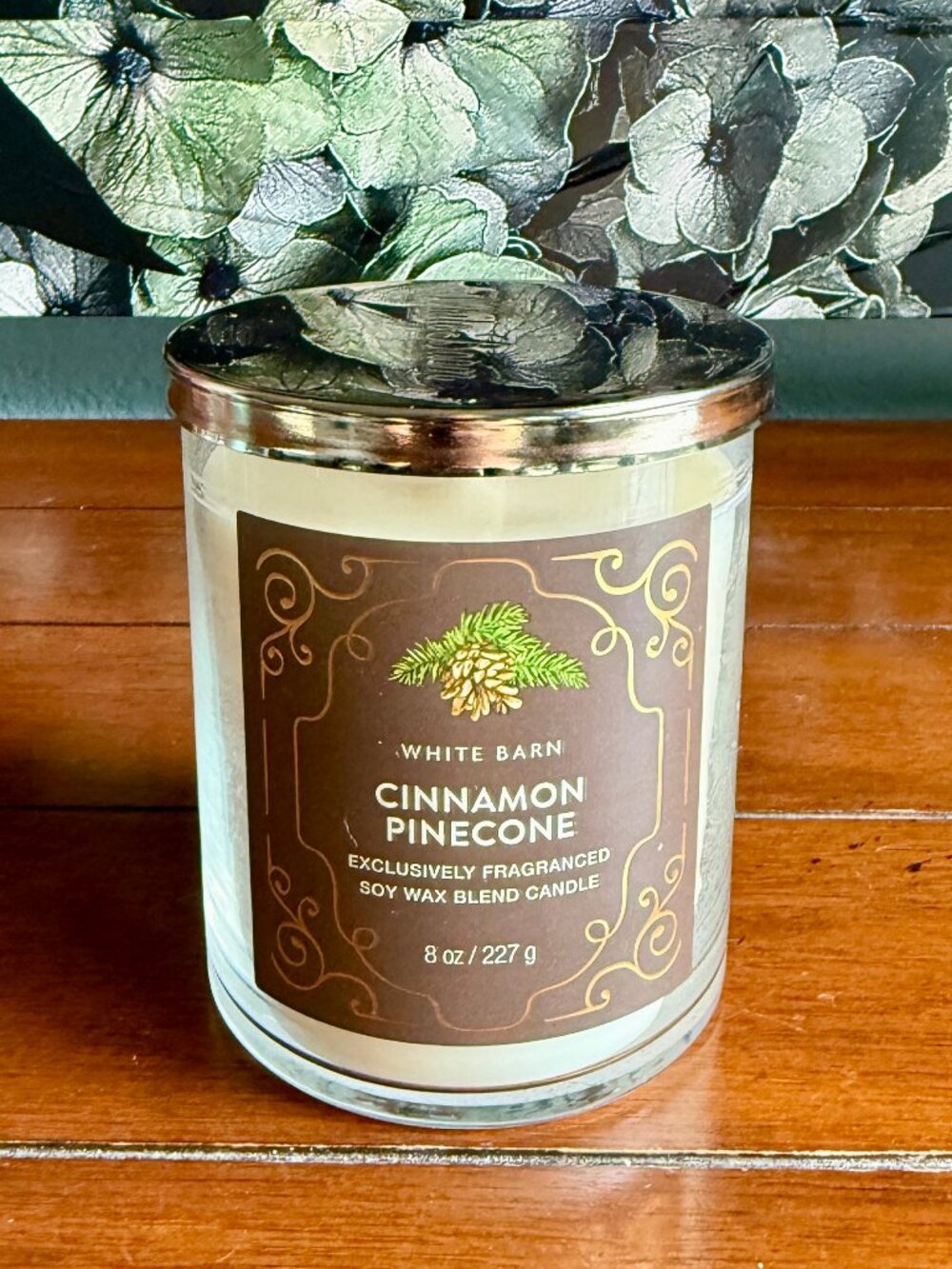NEW CINNAMON PINECONE Single Wick Candle Bath & Body Works